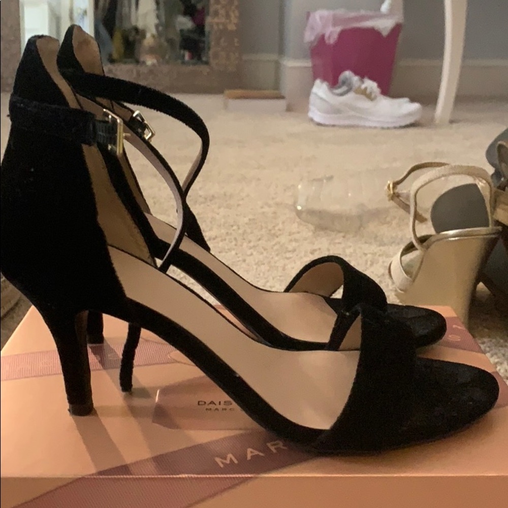 Black Velvet heels